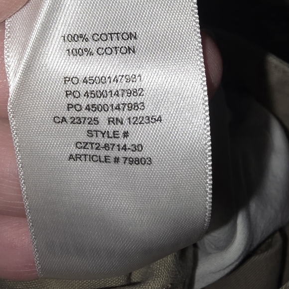 Aritzia Sunday Best Wide Leg Khaki Tan Pants Baggy Skater Grunge Size 4 or 27 W - Picture 5 of 6